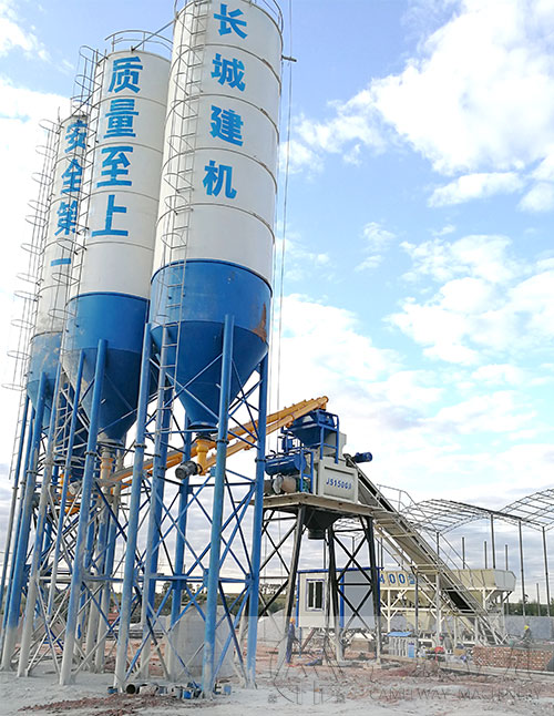 hzs75商砼搅拌站生产量