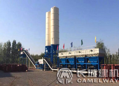 三七灰土拌和站建设